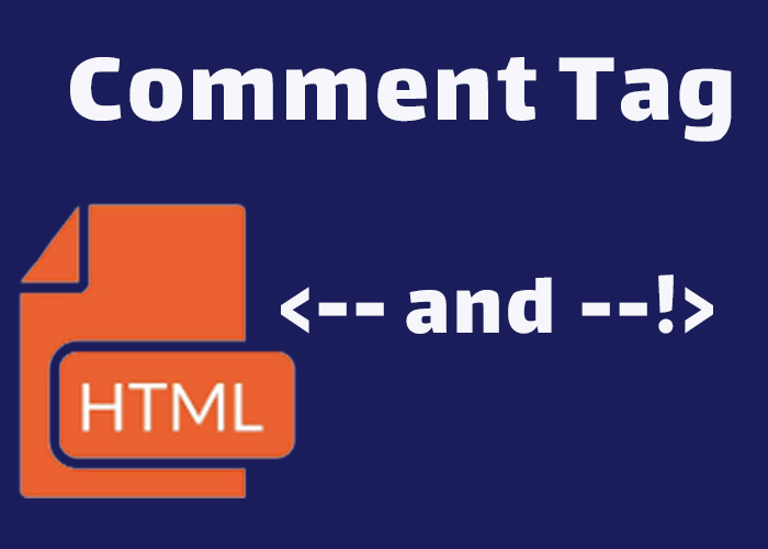 Use of Comment Tag in HTML -webprograming - html - -